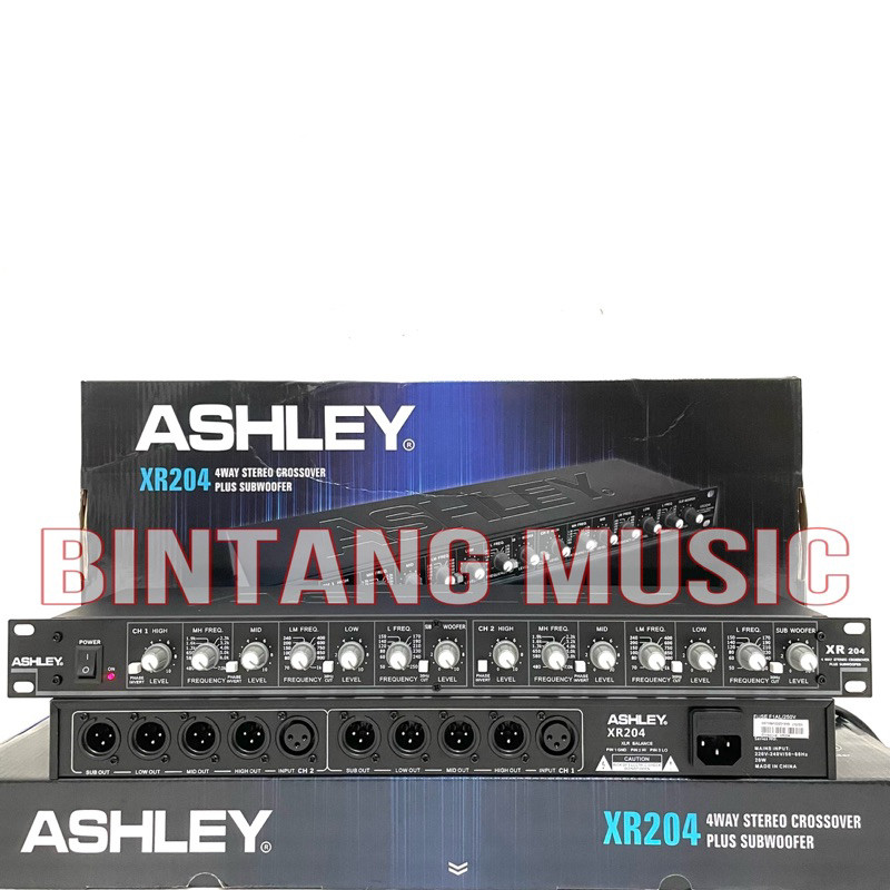Crossover Ashley Xr 204 original ashley XR204 4way setreo