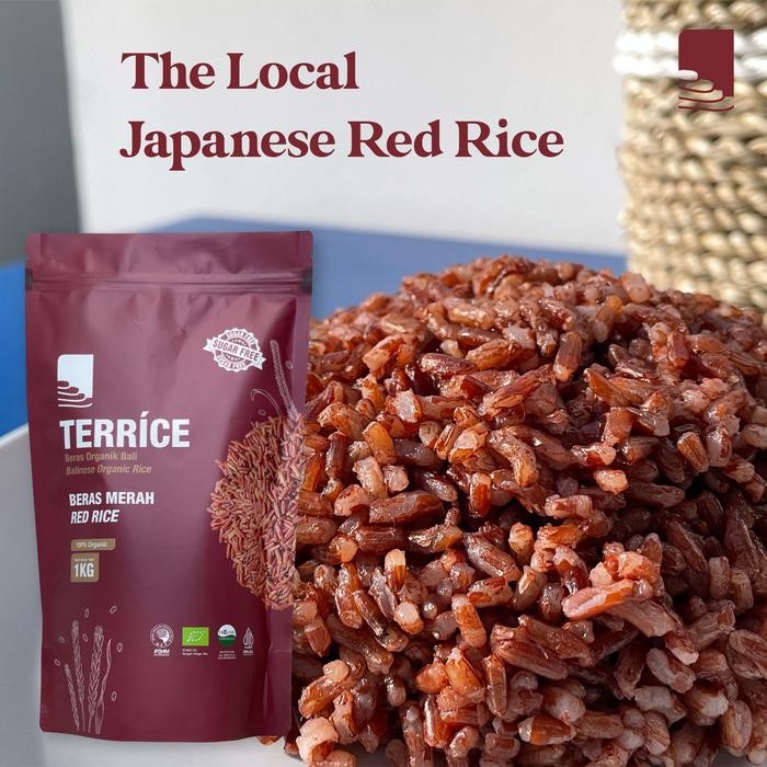 

Beras Merah Organik Rendah Kalori Pulen Wangi Sugar Free Terrice 1 kg