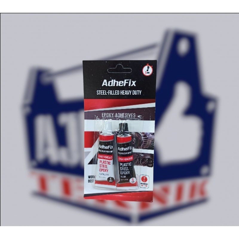

Lem Epoxy ADHEFIX 5 Minute Lem Besi Campur Hitam Putih 5 Menit Berkualitas Bagus 58gr 58 Gram