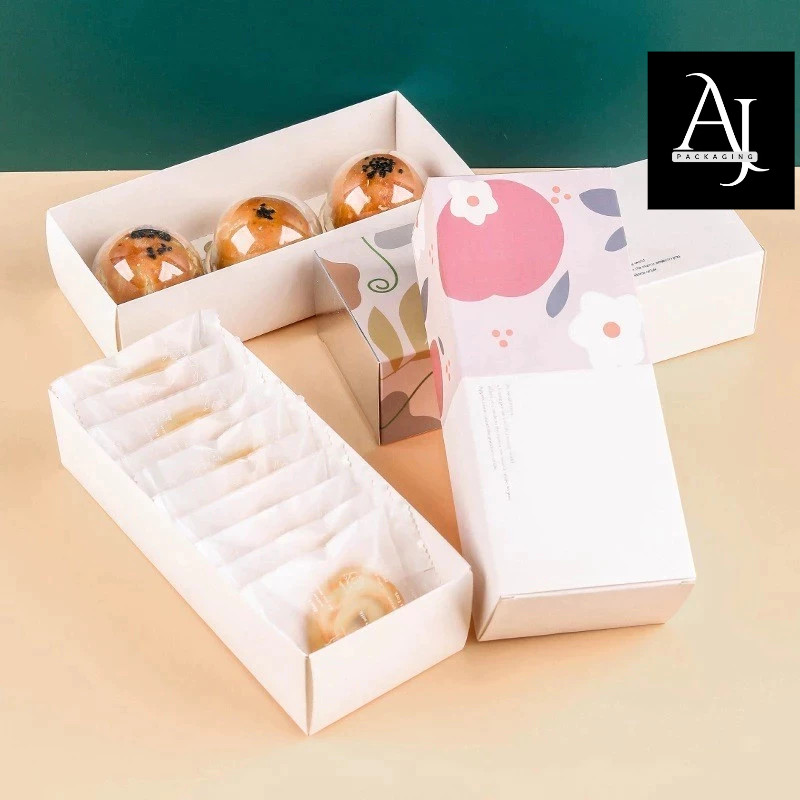 

Satuan- Box kue mooncake nastar cookies motif Morandi Bunga/ Box packaging kue mooncake permen gift souvenir/ Box kemasan kue premium