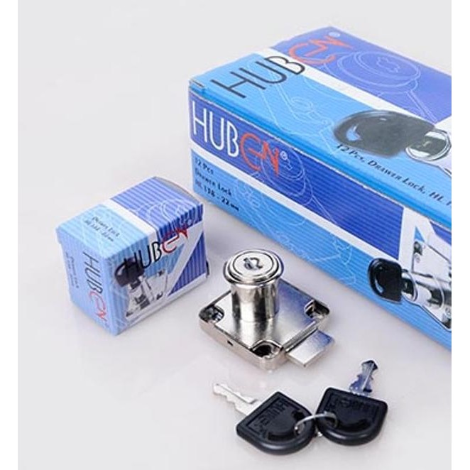 KUNCI LACI HUBEN - Kunci laci HUBEN HL138-22 kunci loker lemari huben