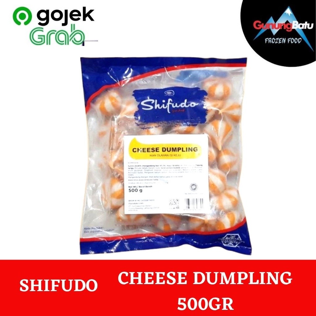 SHIFUDO CHEESE DUMPLING / CHICKEN DUMPLING 500GR