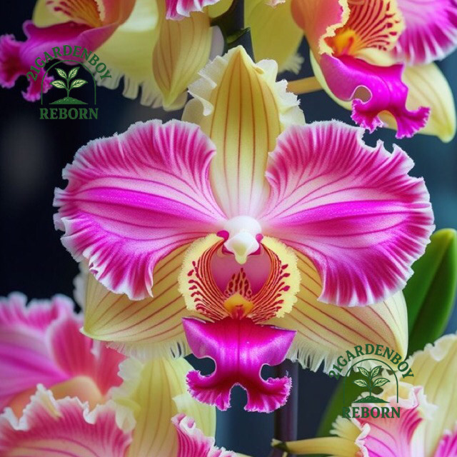 Anggrek Dendrobium D.Pink Yellow Import Dewasa