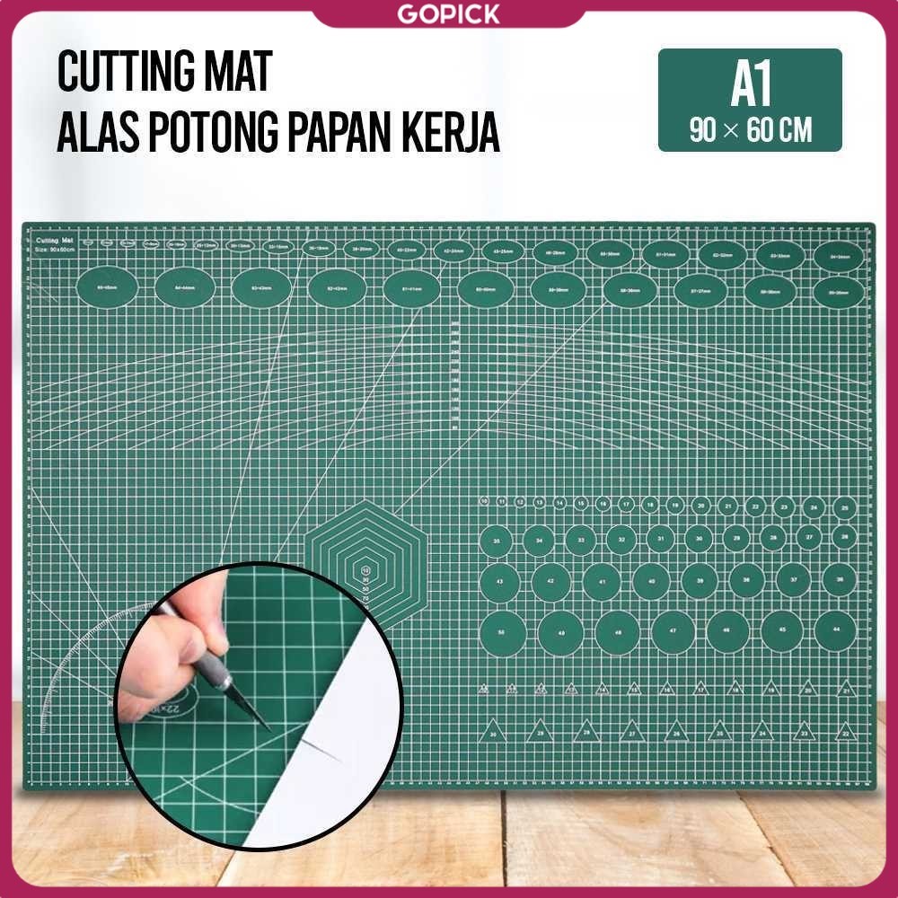 

Taffware Working Pad Cutting Mat Alas Potong Papan Kerja A1 90x60cm - QJ4