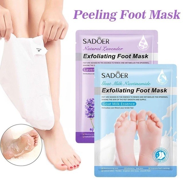 Sadoer Masker Kaki / Masker Kaki Pengelupas Kaki Kering Mencerahkan & Melembabkan Kulit Kaki