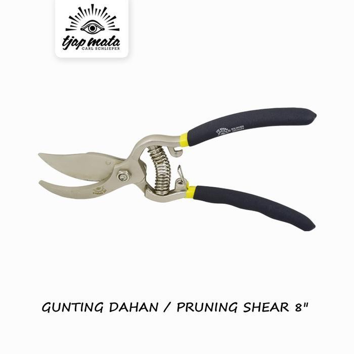 

Gunting Kebun / Potong Dahan (Pruning Shear) 8" Original TJAP MATA / CAP MATA