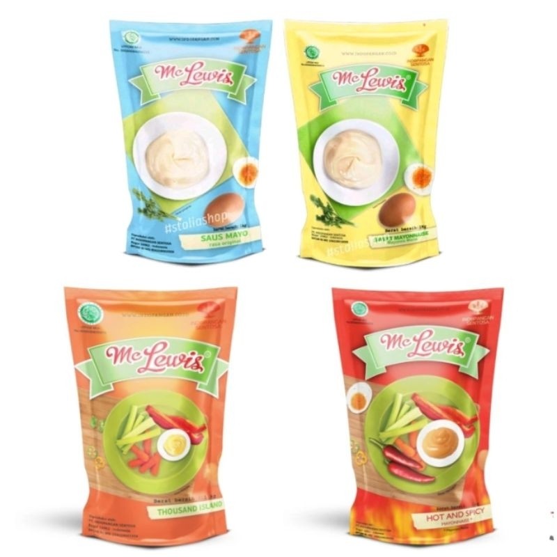 

Mc Lewis Saus Sweet Mayo Spicy Thousand 1kg