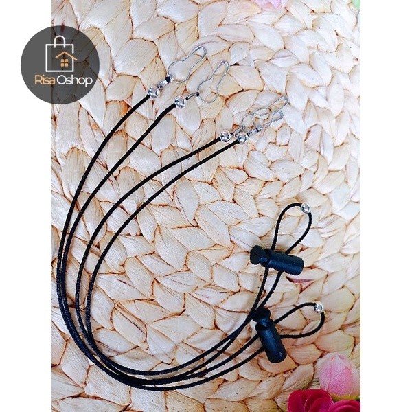 RISAOSHOP - strap masker/pengait masker/pengait hijab/kalung hijab/strap mask/konektor/strap hijab/s