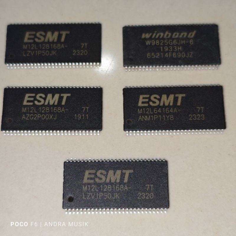 1 set IC Ram Winbond ESMT untuk keyboard yamaha s950