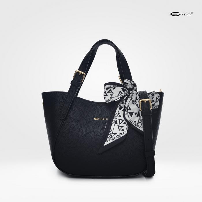 ORIGINAL Tas Emsio by Elizabeth Mini Handbag 0706-2025 - Black