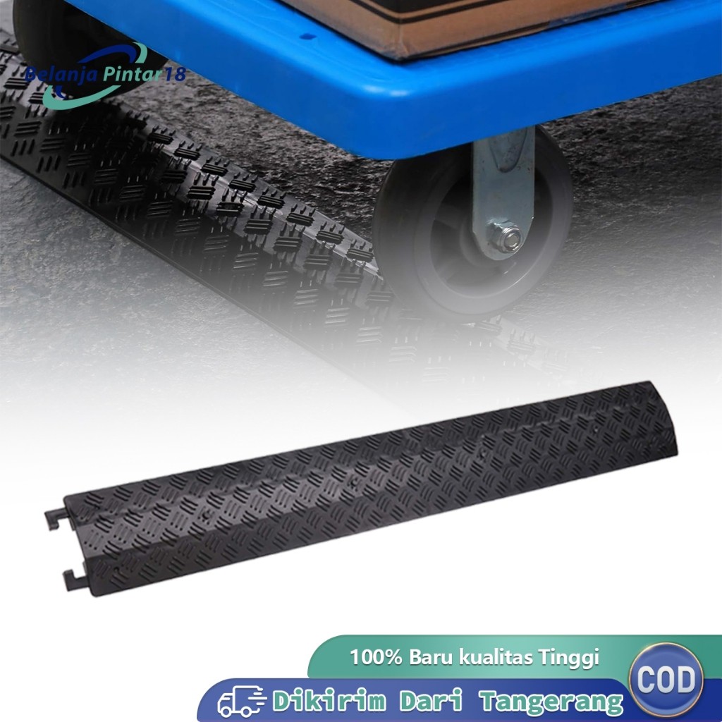 1mtr Kabel Duct Lantai Penutup Kabel Lantai Floor Cable Duct Kabel Ducting Lantai Hitam