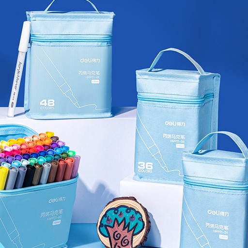 

Deli Spidol Akrilik / Acrylic Marker Bullet tip: 1 - 2 mm HM921