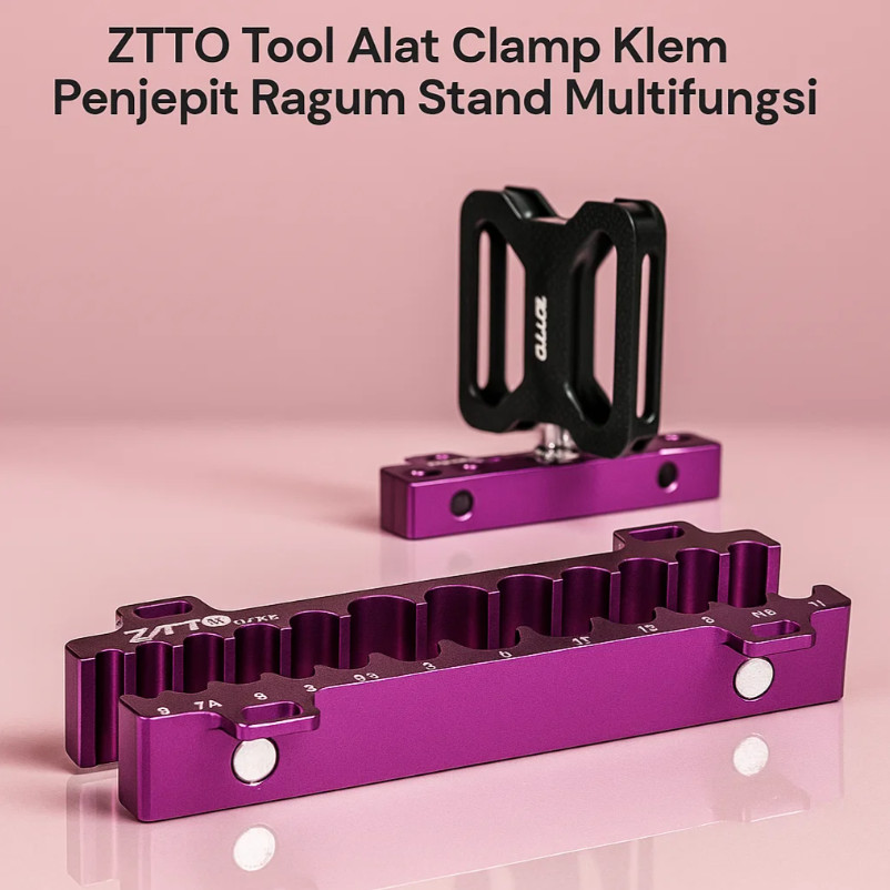 ZTTO Tool Alat Clamp Klem Penjepit Ragum Stand Multifungsi Premium untuk Repair Pedal, Fork, dan Ber