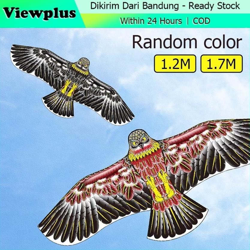 $ 1,7 meter Layangan Jumbo motif elang mainan layang layang ke layangan layanglayang naga sukhoi ola