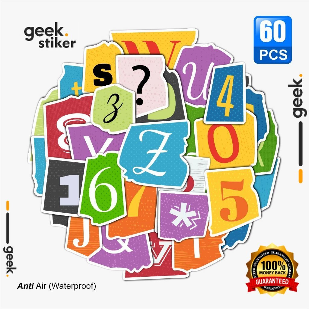 

Stiker Latter Magazine Aesthetic | Stiker Paper Vinyl Waterproof | Stiker Laptop Tumbler Casing HP Helm Buku