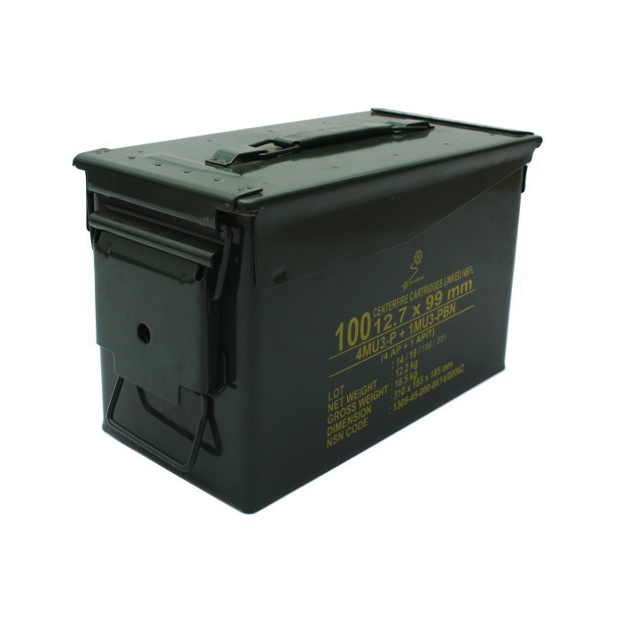 ArmyShopSBY    Box pindad tool army Kotak TNI peluru besi 30 x 15 x 19 cm