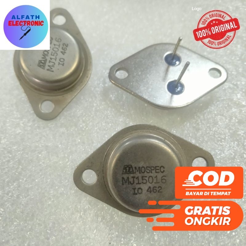 TRANSISTOR TR JENGKOL MJ15016 MJ 15016 ORIGINAL KUALITAS BAGUS