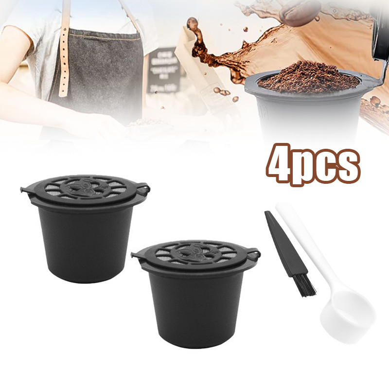 3pcs Kapsul Kopi Reusable Upgrade Capsule Capsule Kapsul Kosong Filter