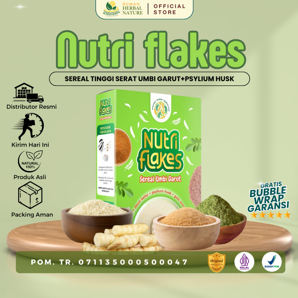 

Nutriflakes Superfood Atasi Masalah Lambung - Serat Alami Atasi Gerd