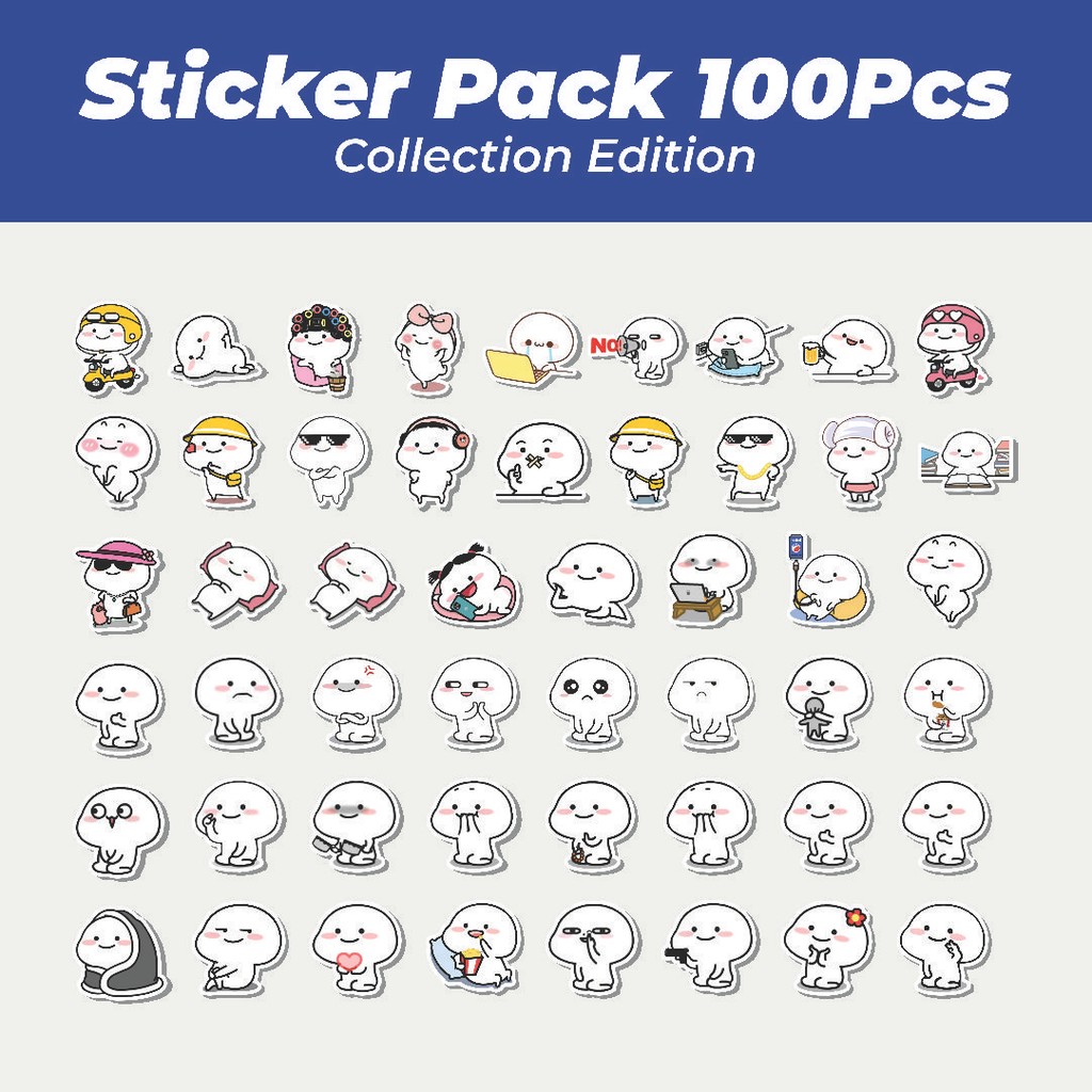 

Hot Stiker Pentol Kartun Lucu Anti Air Stikers Berperekat Waterproof Sticker Decal Buat Motor Helm Buku Journal Koper Casing HP Laptop Botol Minum