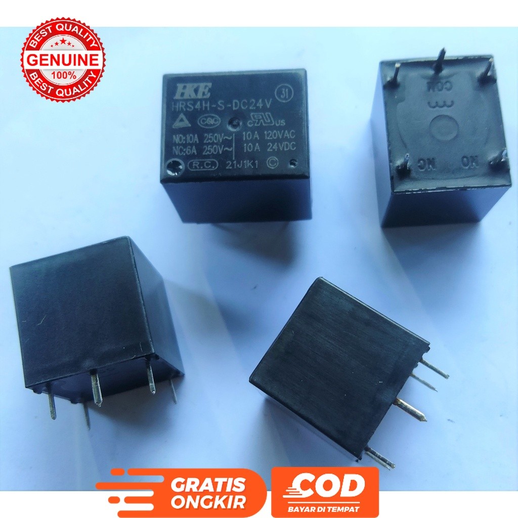 RELAY 24V 24 VOLT 5P 5 PIN 5 KAKI HKE ASLI ORIGINAL