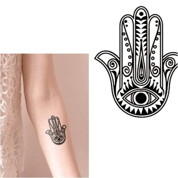 Stiker Tato Temporer / Tato temporary -ILUM Tato Iluminati Tato segiti - ILU12, S (4cm)