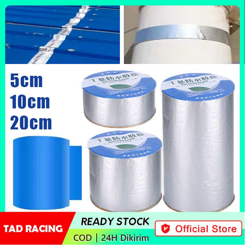 Lakban Anti Bocor Panas Lakban Aluminium Foil Waterproof Tape Lakban aluminium Anti Bocor Aluminium 