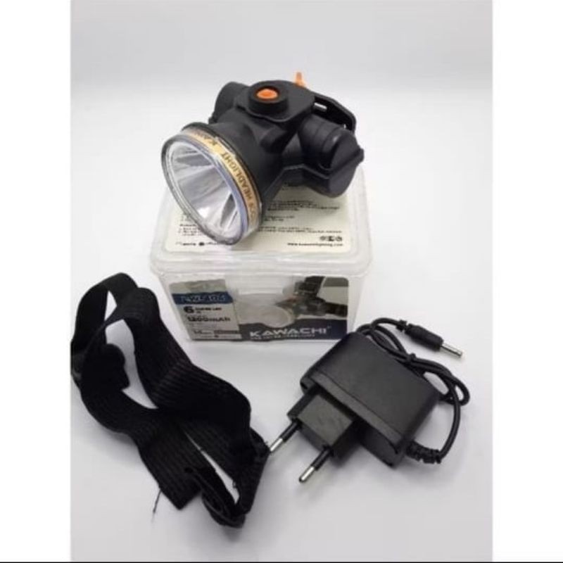 Senter Kepala Mini (LED SUPER HEADLIGHT) 6Watt LW-406 KAWACHI