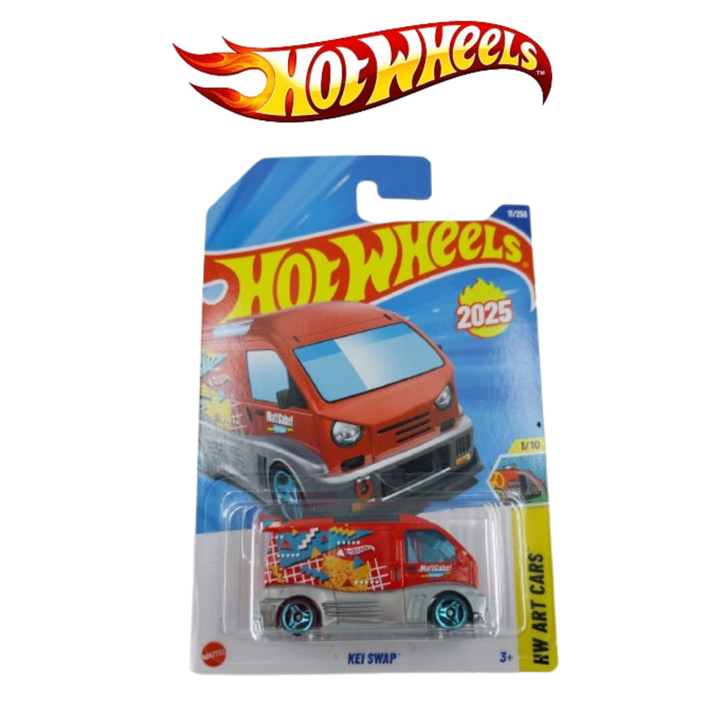Hot Wheels Kei Swap Van HW Art Cars Merah