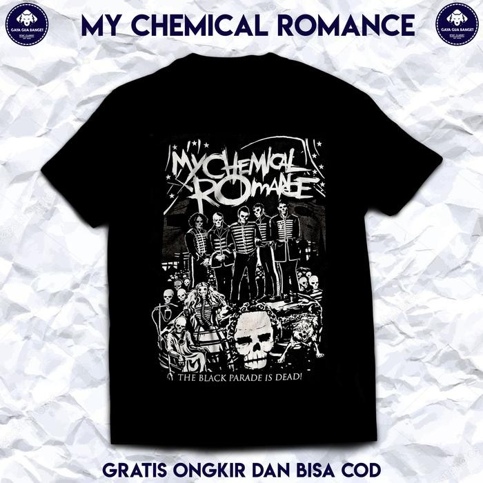 (COD) Kaos My Chemical Romance. Kaos Musik Band My Chemical Romance. - S