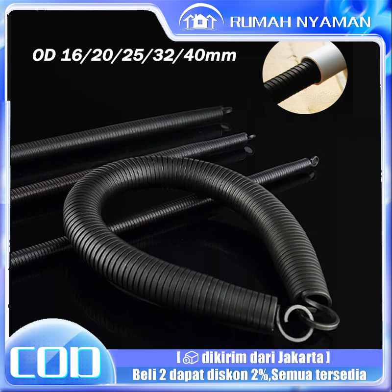 4pcs 16/20/25/32mm Penekuk Pipa PVC Conduit Pembengkok Pipa Listrik Bending Pipa Penekuk Bending Spr