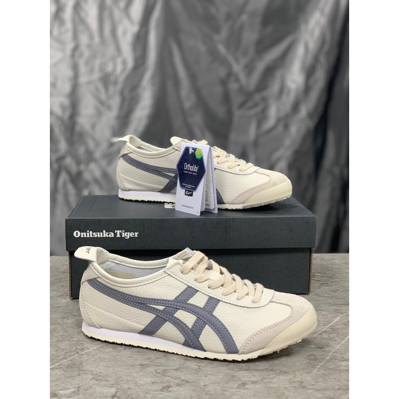 Sepatu Onitsuka Mexico 66 Cream Blue