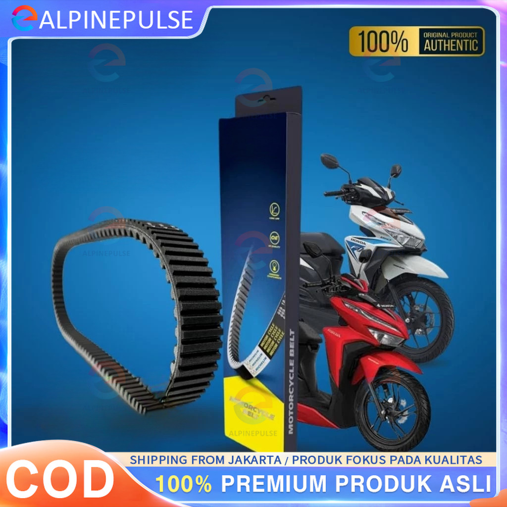 Vanbelt V-Belt Epdm Vario125/150 Led KZR Vario 125 Bohlam Original