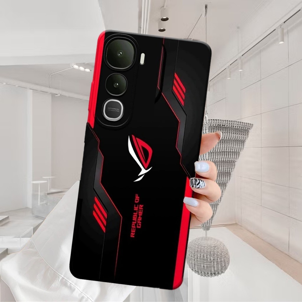 CASING SILICON SOFTCASE HANDPHONE COMPATIBLE FOR VIVO Y400 TERBARU MOTIF GAMING ROG