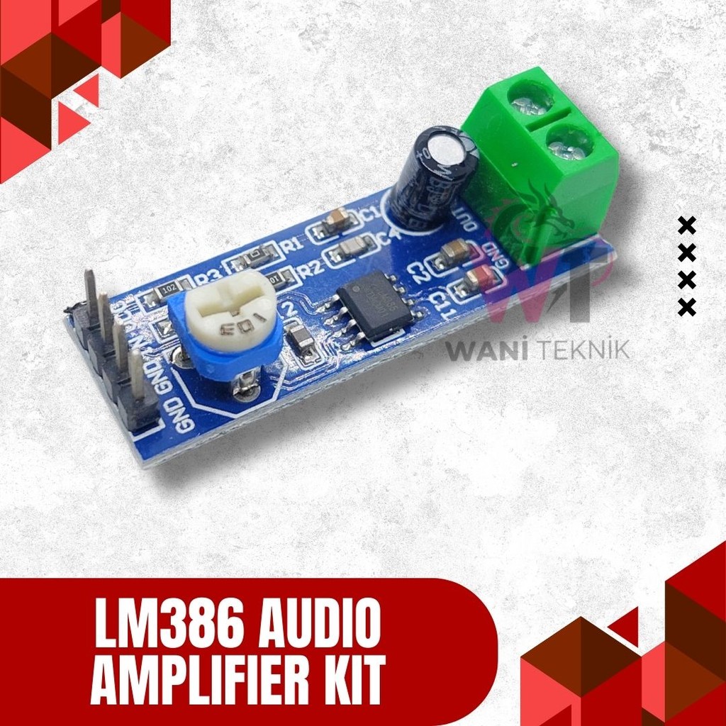 Ampli LM386 KIT – Cocok untuk Proyek Elektronik Audio