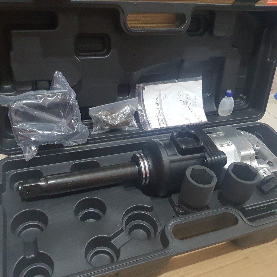 Air Impact 1" x 9" Alat Pembuka Baut Truck Tenaga Angin 1inc