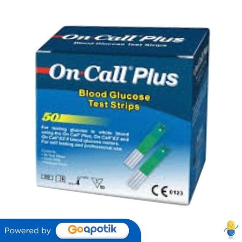 On Call Glucometer Plus Strips Box