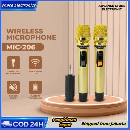 Netcom Store Advance - Microphone Profesional Wireless Double and Single [ MIC-206/MIC-205/MIC-101 V