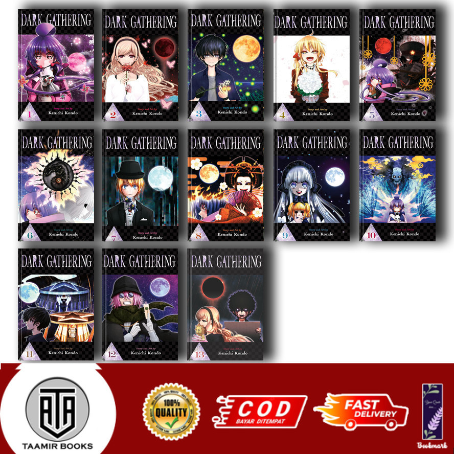 Manga Dark Gathering (10 Book Series) by Kenichi Kondo (English)