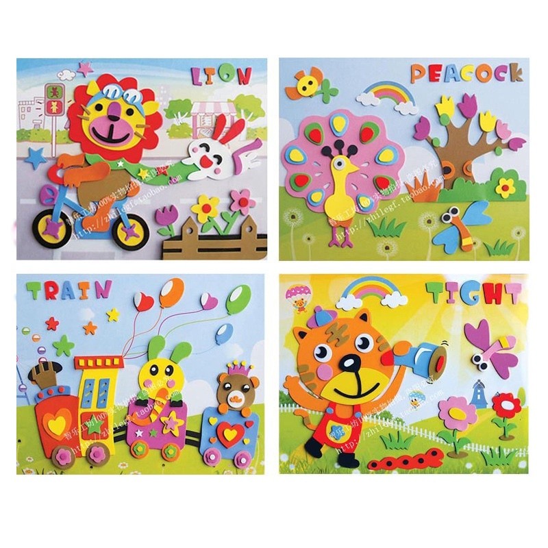 Mainan Edukasi anak Eva Foam / Mainan Tempelan Anak Eva foam