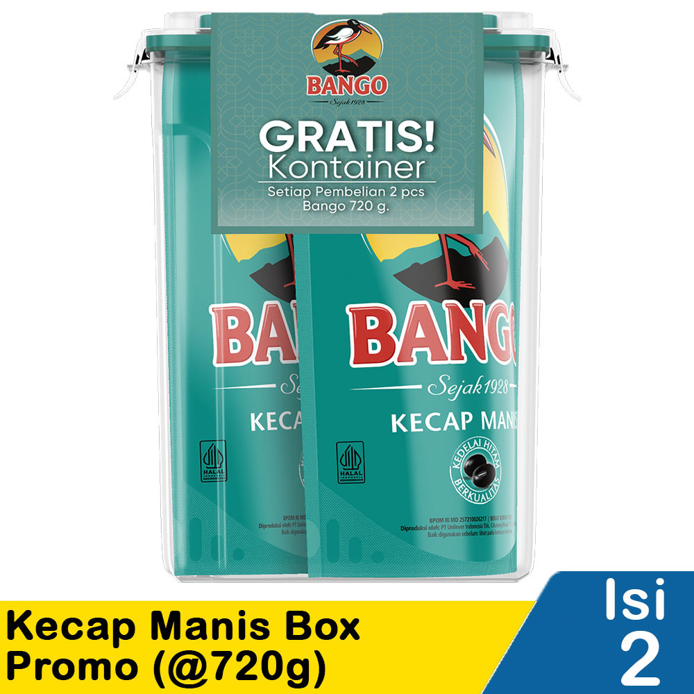 BANGO KECAP MANIS BOX PROMO  2x720g