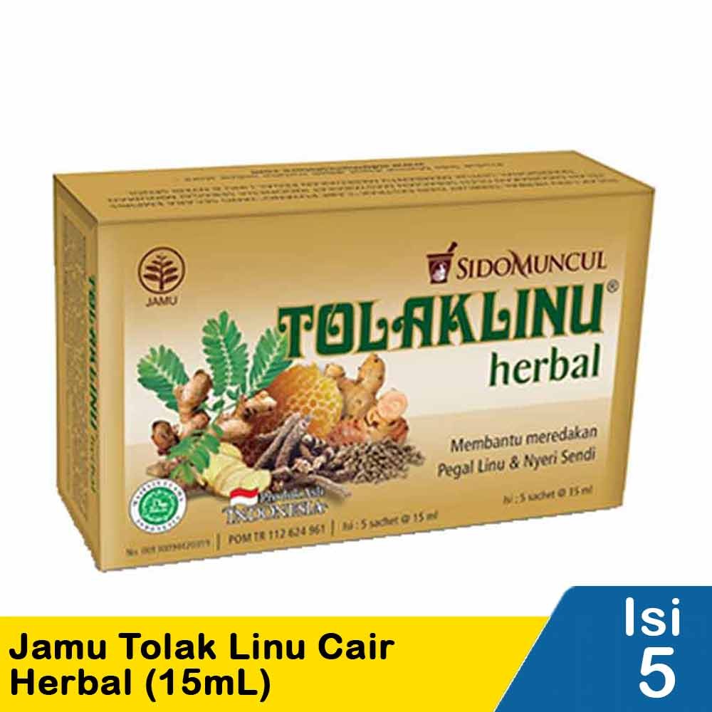 SIDO MUNCUL JAMU TOLAK LINU CAIR HERBAL 5x15mL