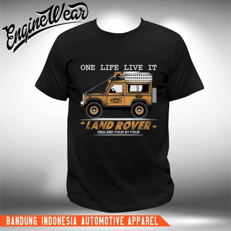 OT58 [COD] Land Rover landy Tshirt Jeep defender Offroad Shirt Car Shirt warn 4WD Automotive cml Uni