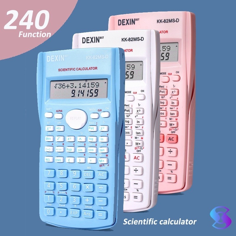 Kalkulator Color Function Scientific Kalkulator 24 Fungsi Kalkulasi 3 Warna 1700 scientific calculat
