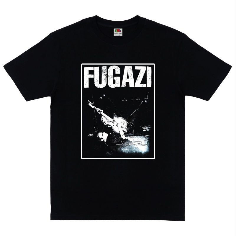 Tshirt band Fugazi - New merch Tshirt black kaos band Fugazi Vincent Rompies