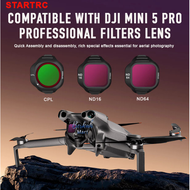 For DJI Mini 5 Pro Filter Lens CPL ND16 ND64 Propesional Camera Drone Filters ND 16 64 Aksessories P