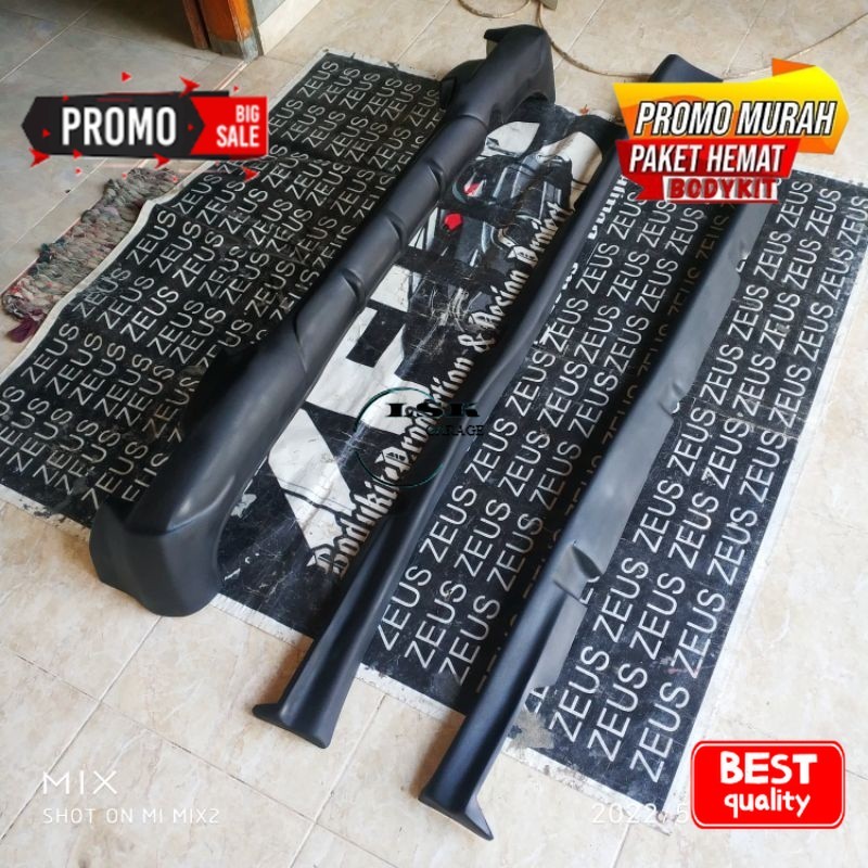 Bodykit AGYA TRD 1.2 Belakang Dan Side Skirt Duraflex Asli