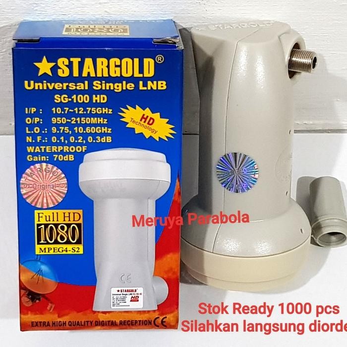 Stargold Lnb KU Band SG-100HD Single Output - Lnb Saja