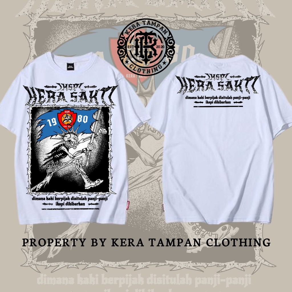 OT58 . KAOS PUNK IKSPI KERA SAKTI (Panji-Panji IKSPI BIRU)