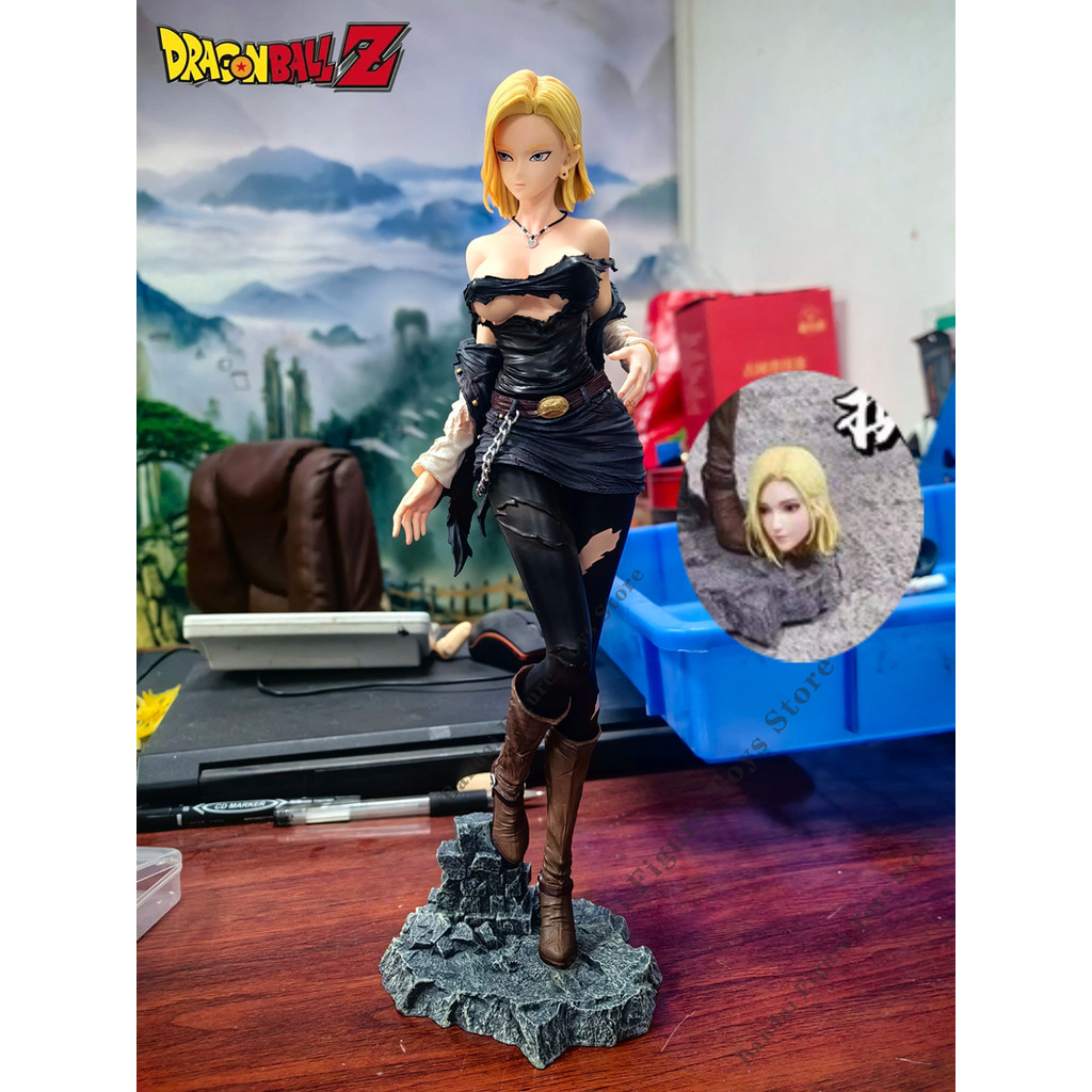 30cm Anime Dragon Ball Z Figures Android 18 Figure Doll Action Pvc Toys Collection Hero Belief X Hun